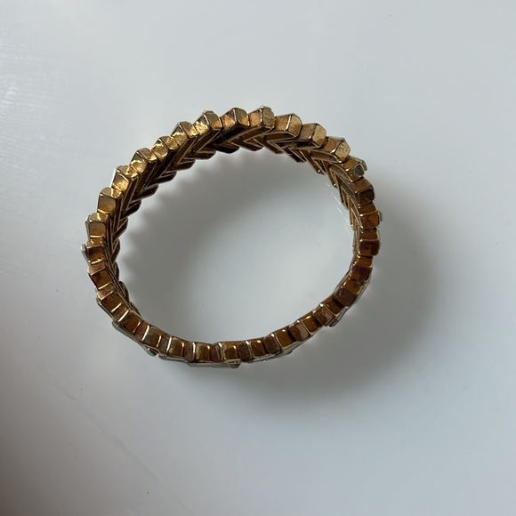 Tan & White Summer Jumpsuit plus FREE BRACELET - Picture 9 of 11